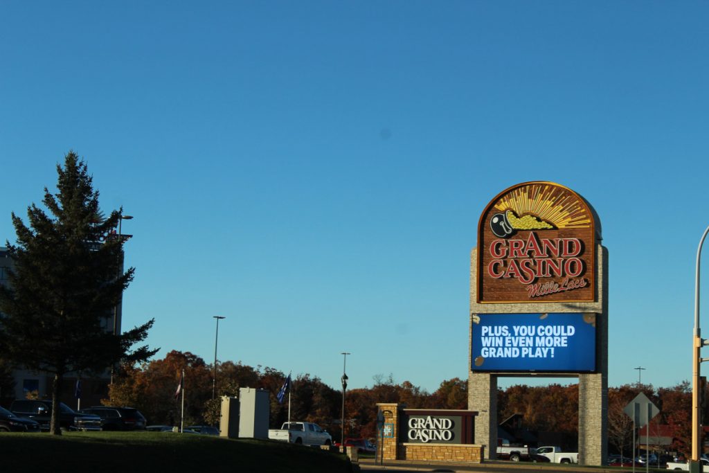 Sign at Grand Casino