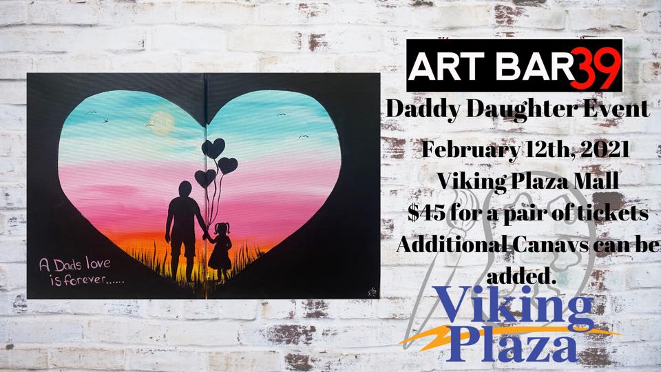Daddy Daughter Valentine's Painting Event