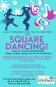 Jolly Twirlers Square Dance Lessons