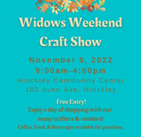 Widows Weekend Craft Show
