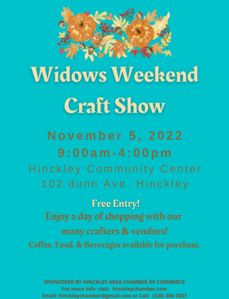 Widows Weekend Craft Show